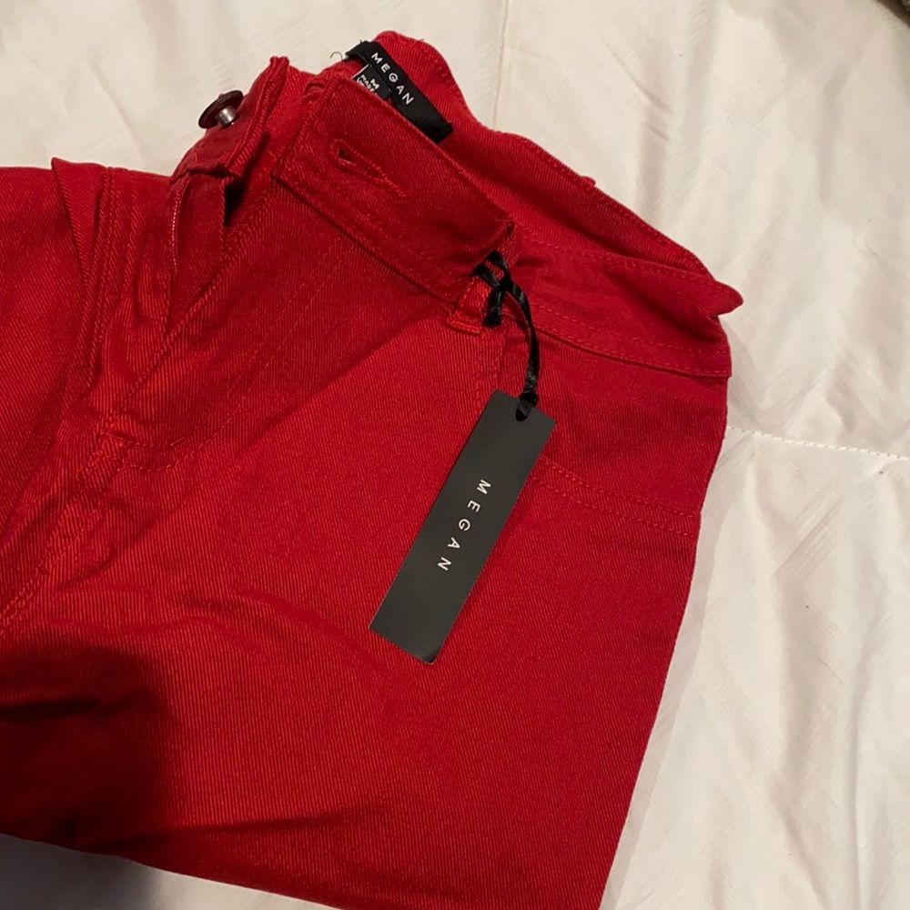 Red Jegging Jeans